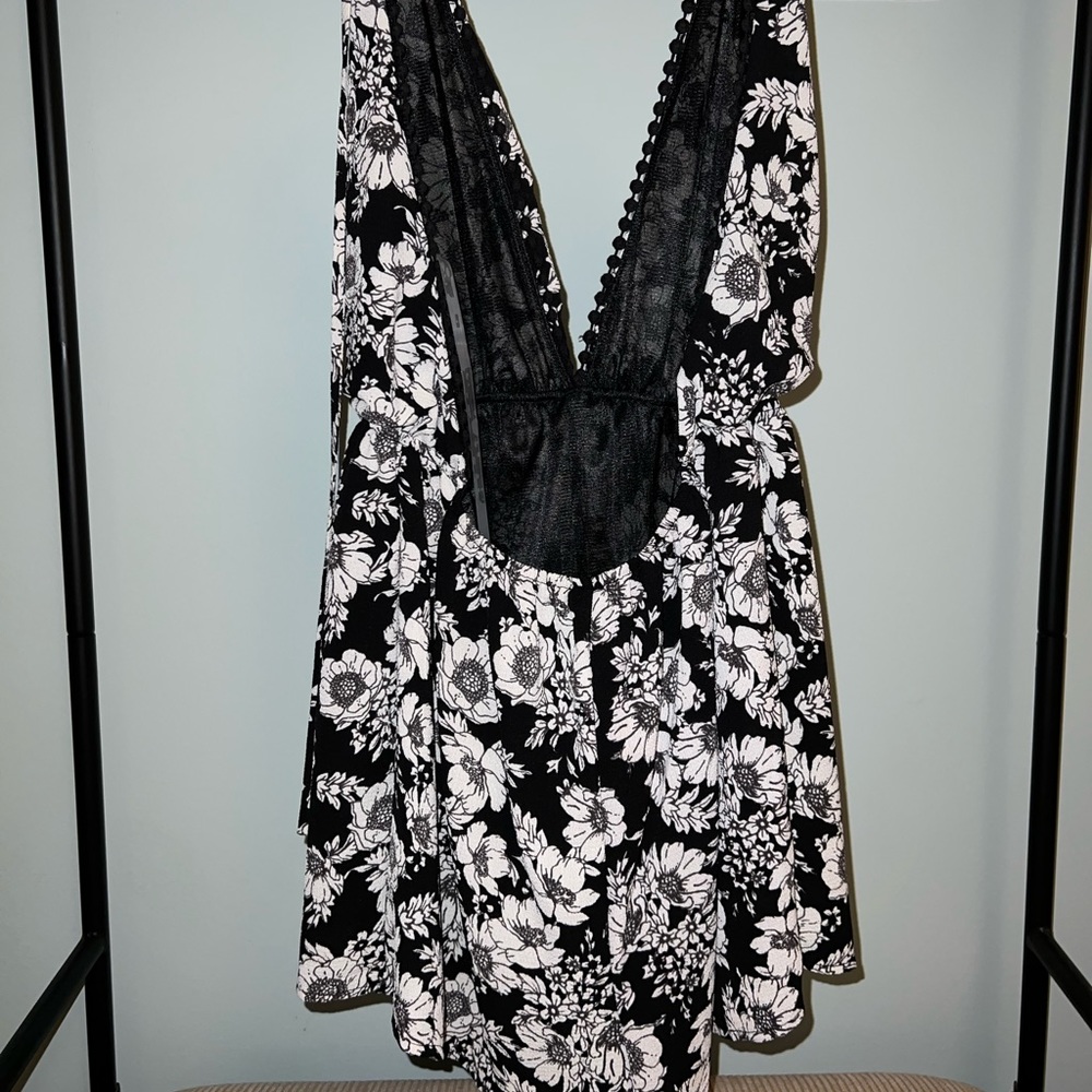 Black and White Romper